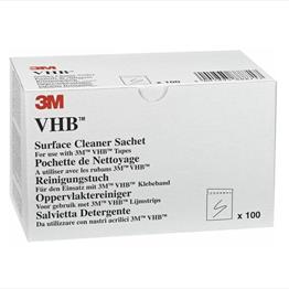 3M™ VHB™ Surface Cleaner Sachets Box of 100 Wipes